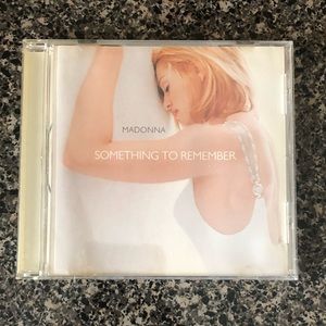 Madonna Something To Remember CD